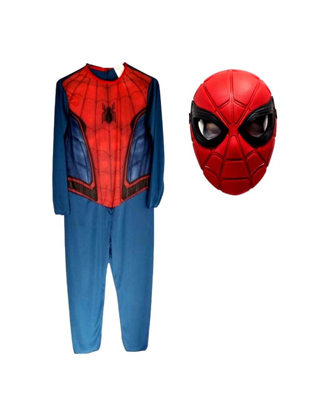 Spider-Man Boys L Halloween Costume Complete Mask Bodysuit Cosplay Far From Home